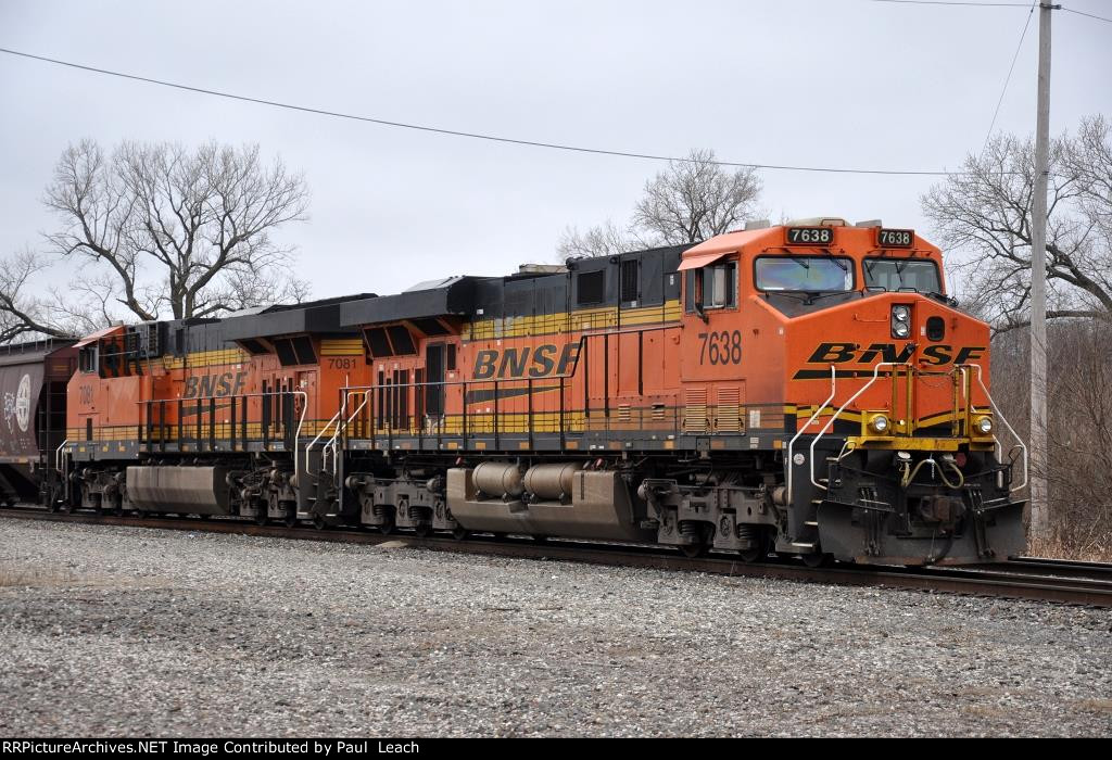 Tied down grain train